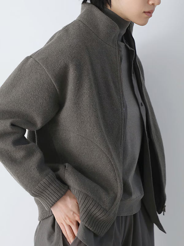 Evam Eva Press Wool Blouson Coat