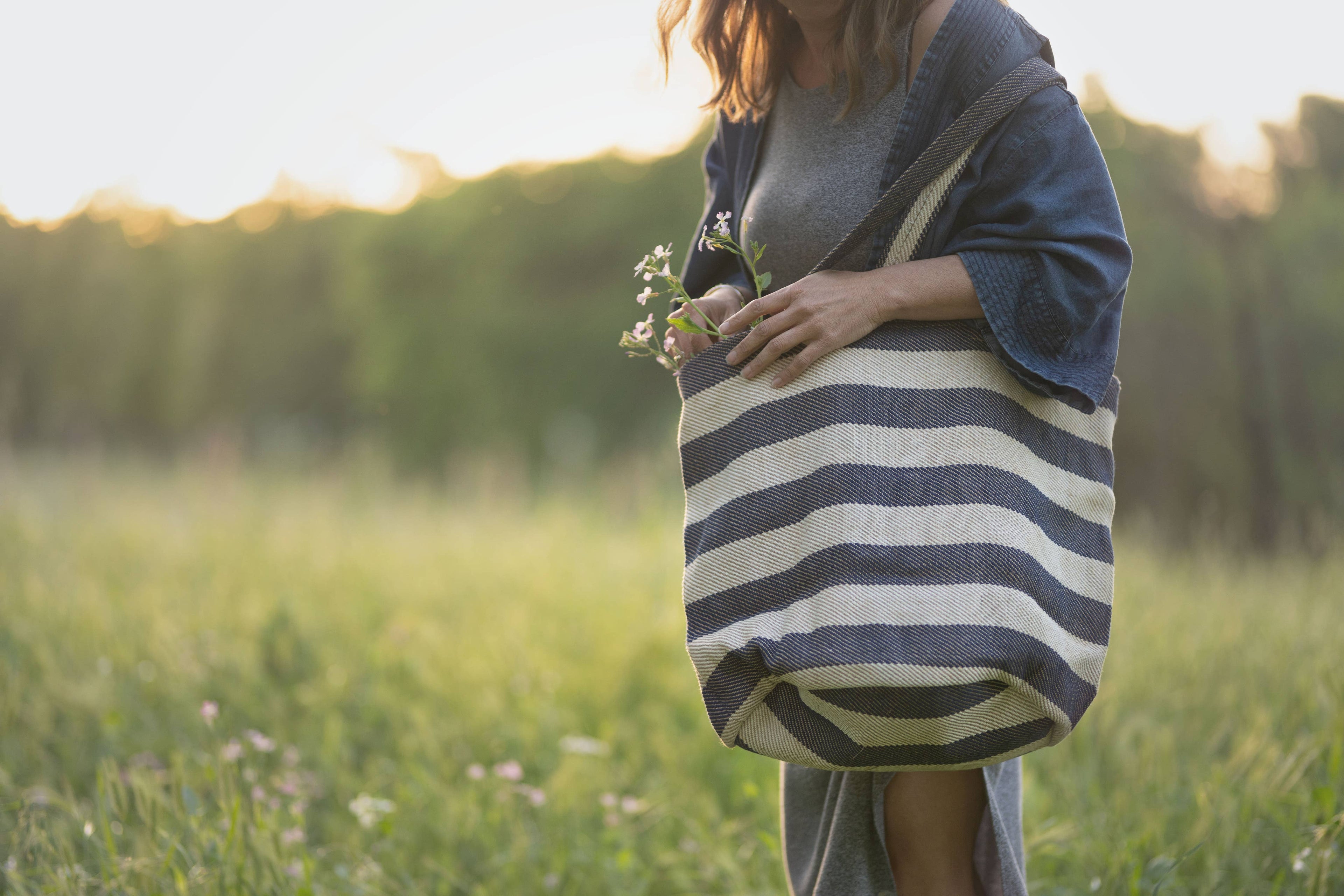 Will & Atlas Provence Stripe Shoulder Bag