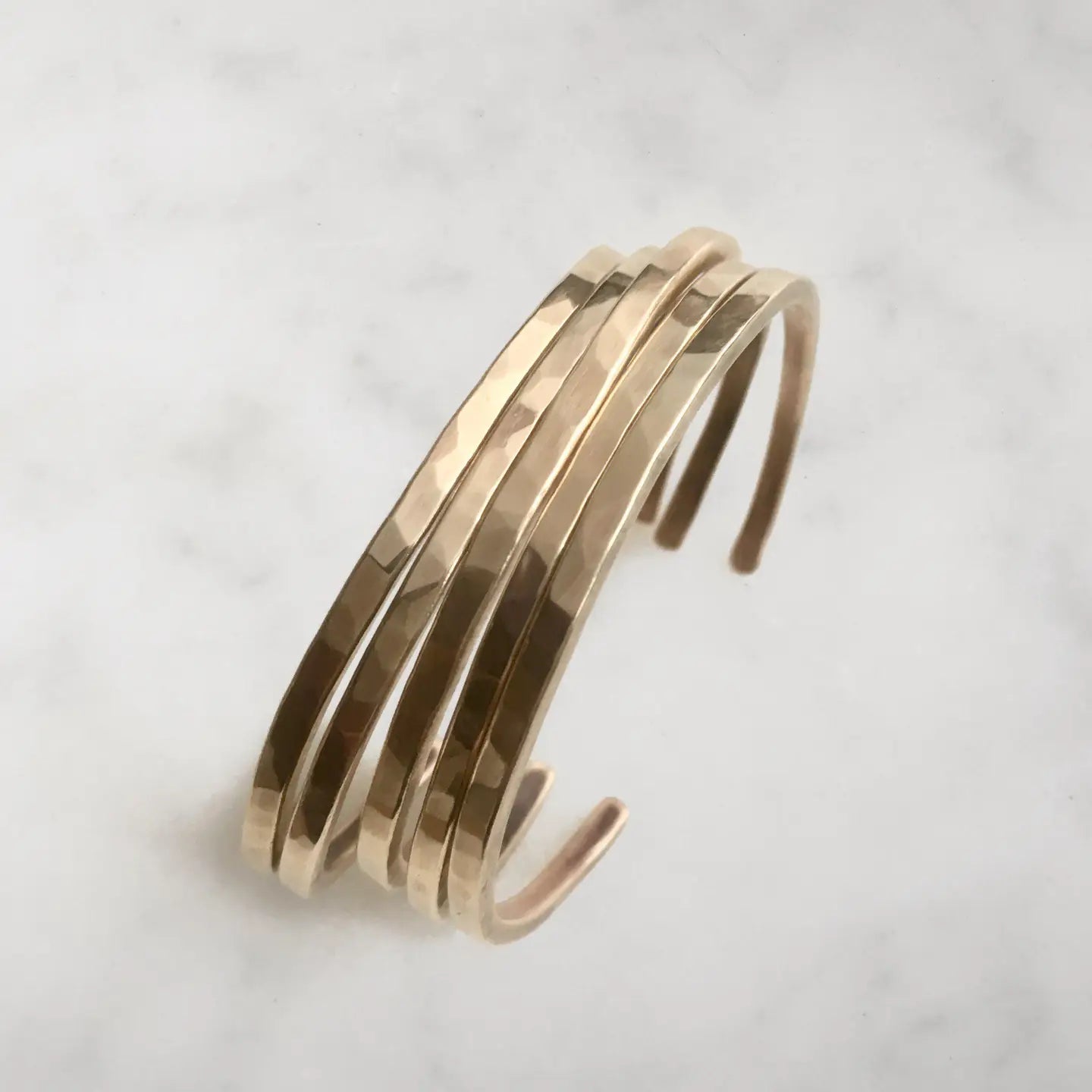 Carolyn Keys Hammered Cuff
