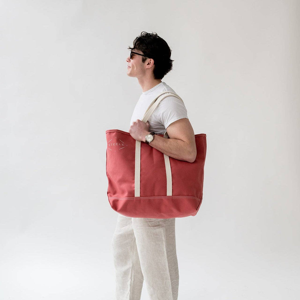 Steele Nantucket Red Tote Bag