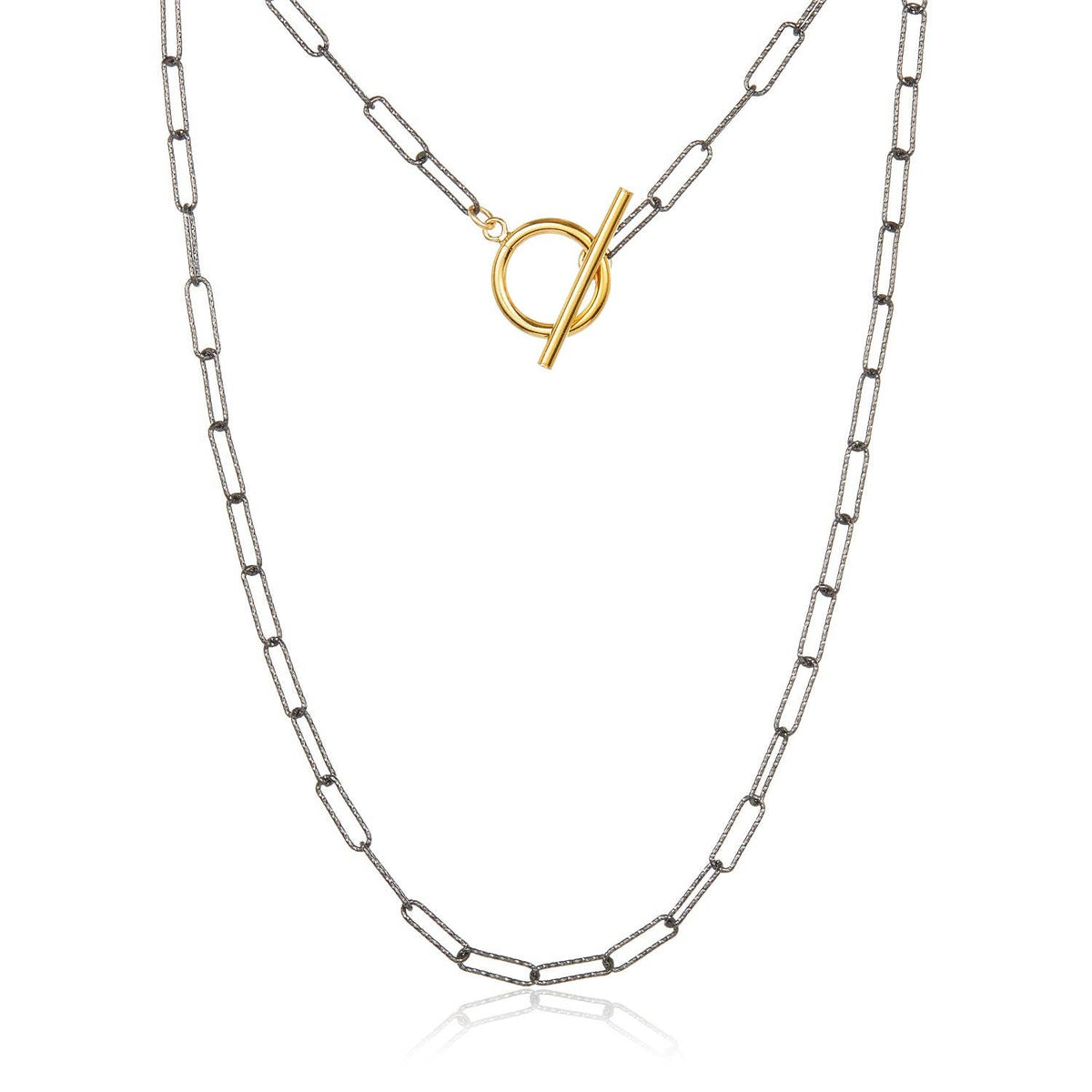 Mabel Chong Paperclip Toggle Necklace