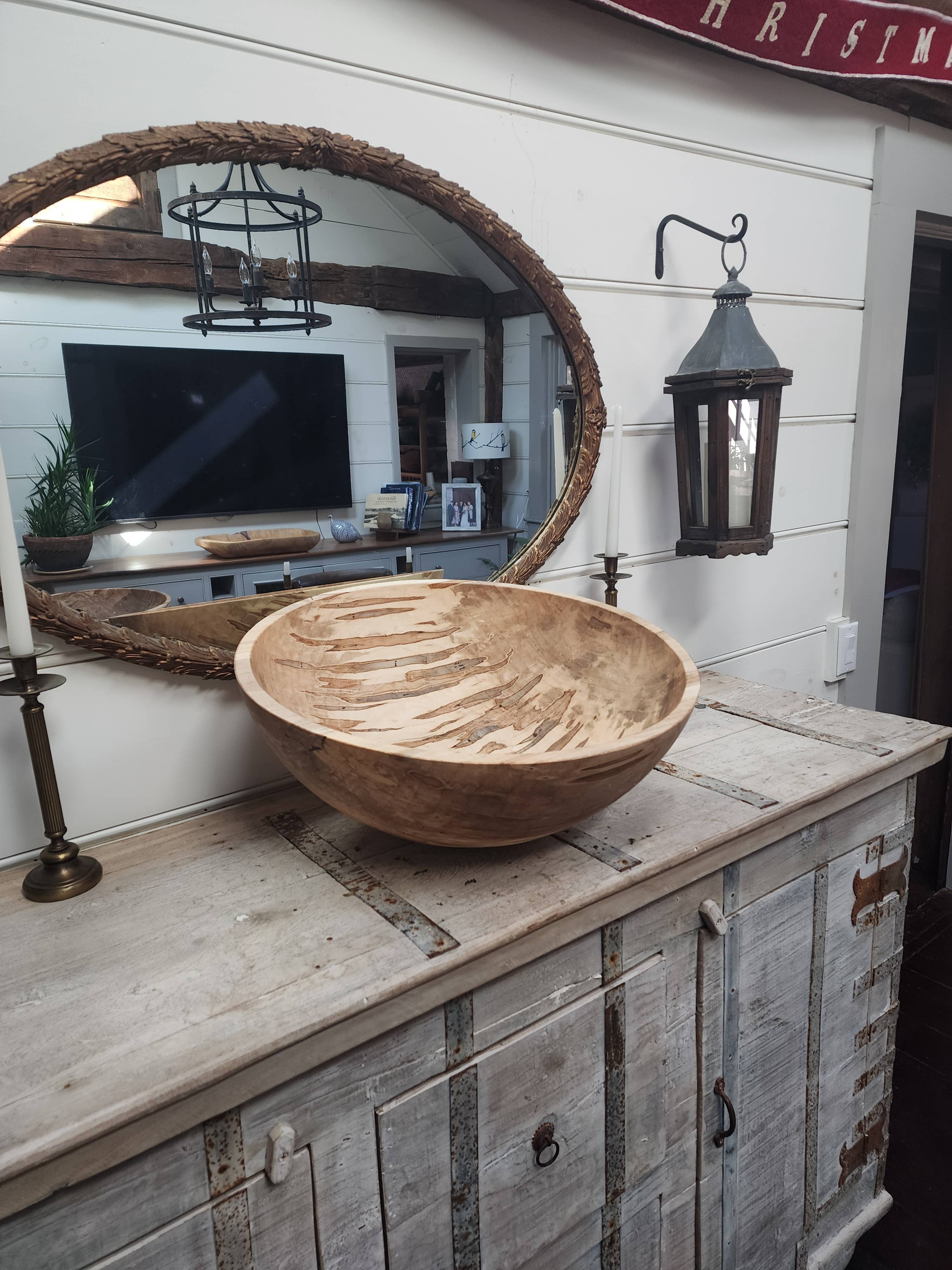 Petermans 15" Spalted/Ambrosia Maple Bowl