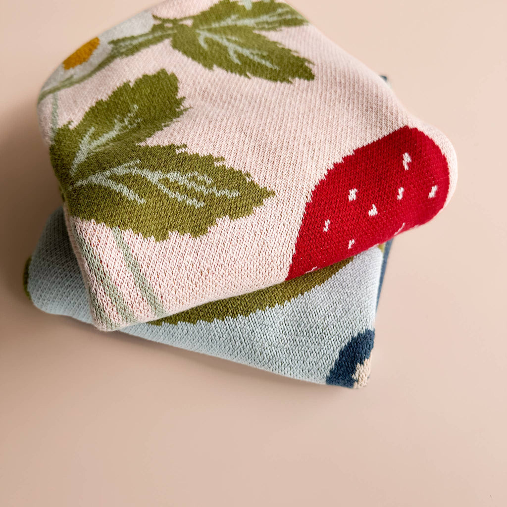 The Blueberry Hill Strawberry Blanket
