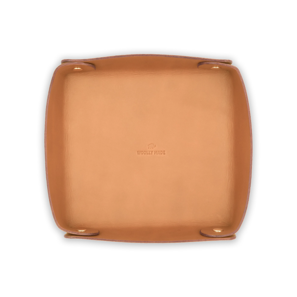 Woolly Made Leather Valet Tray