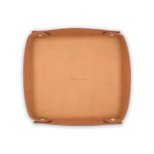 Woolly Made Leather Valet Tray
