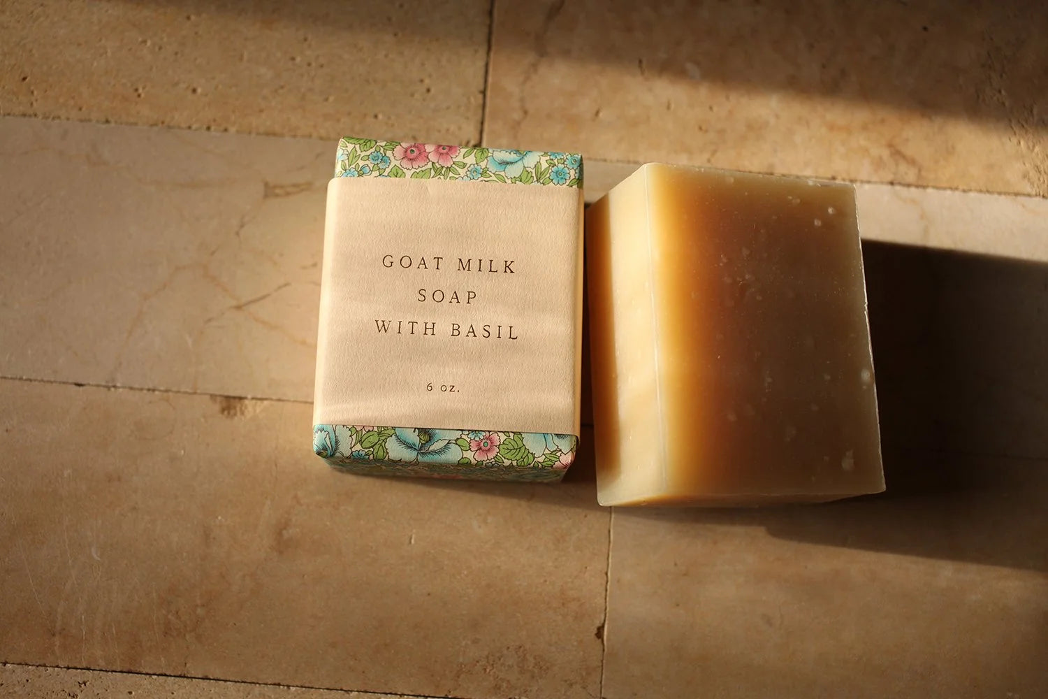 Saipua Goat Milk Soap with Basil