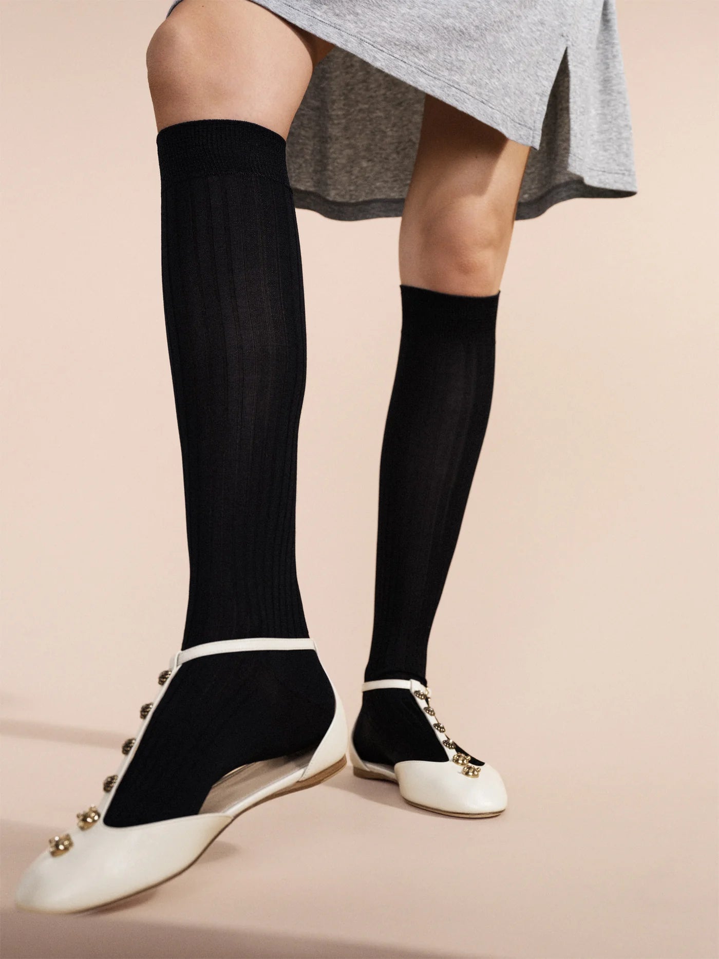 Hansel from Basel Bemberg  Rib Knee-Hi Socks