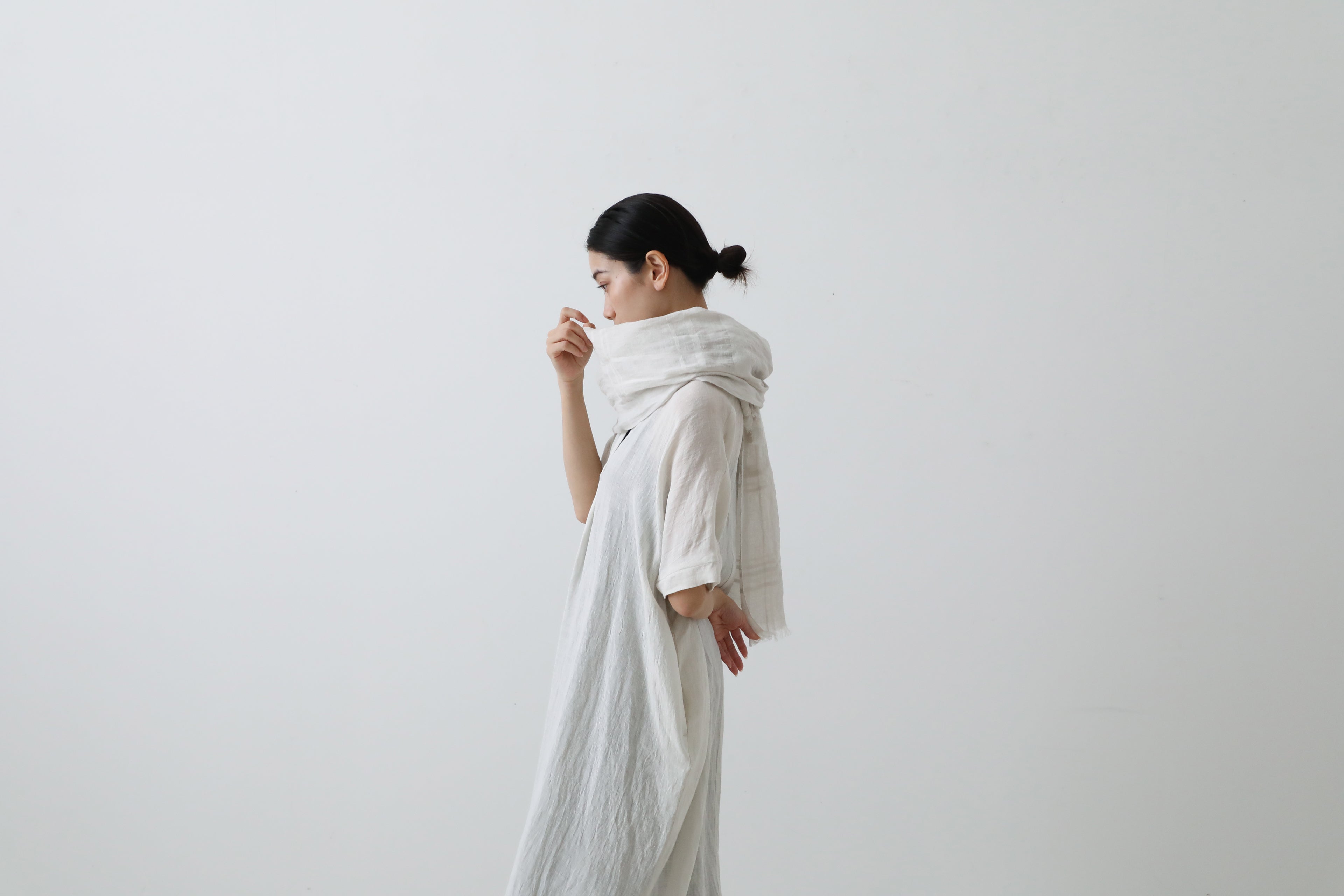 Evam Eva Linen/Silk Stole