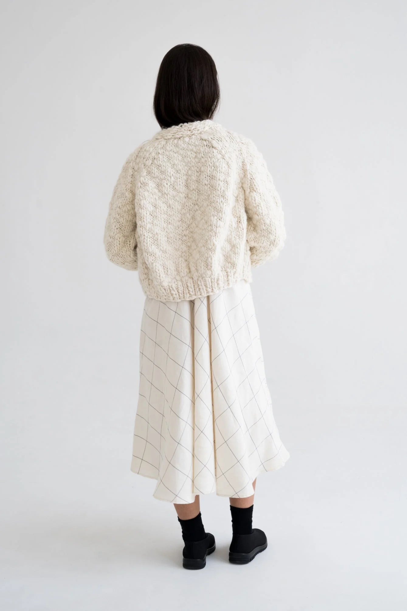 ound Jacaranda Wool Cardigan