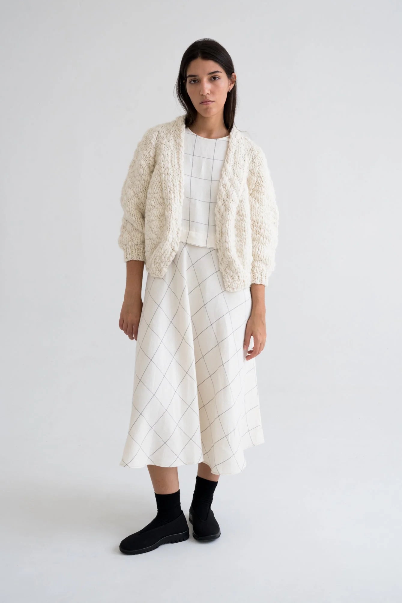 ound Jacaranda Wool Cardigan