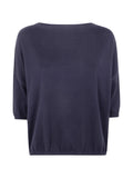 Ma'ry'ya Navy S/S Sweater