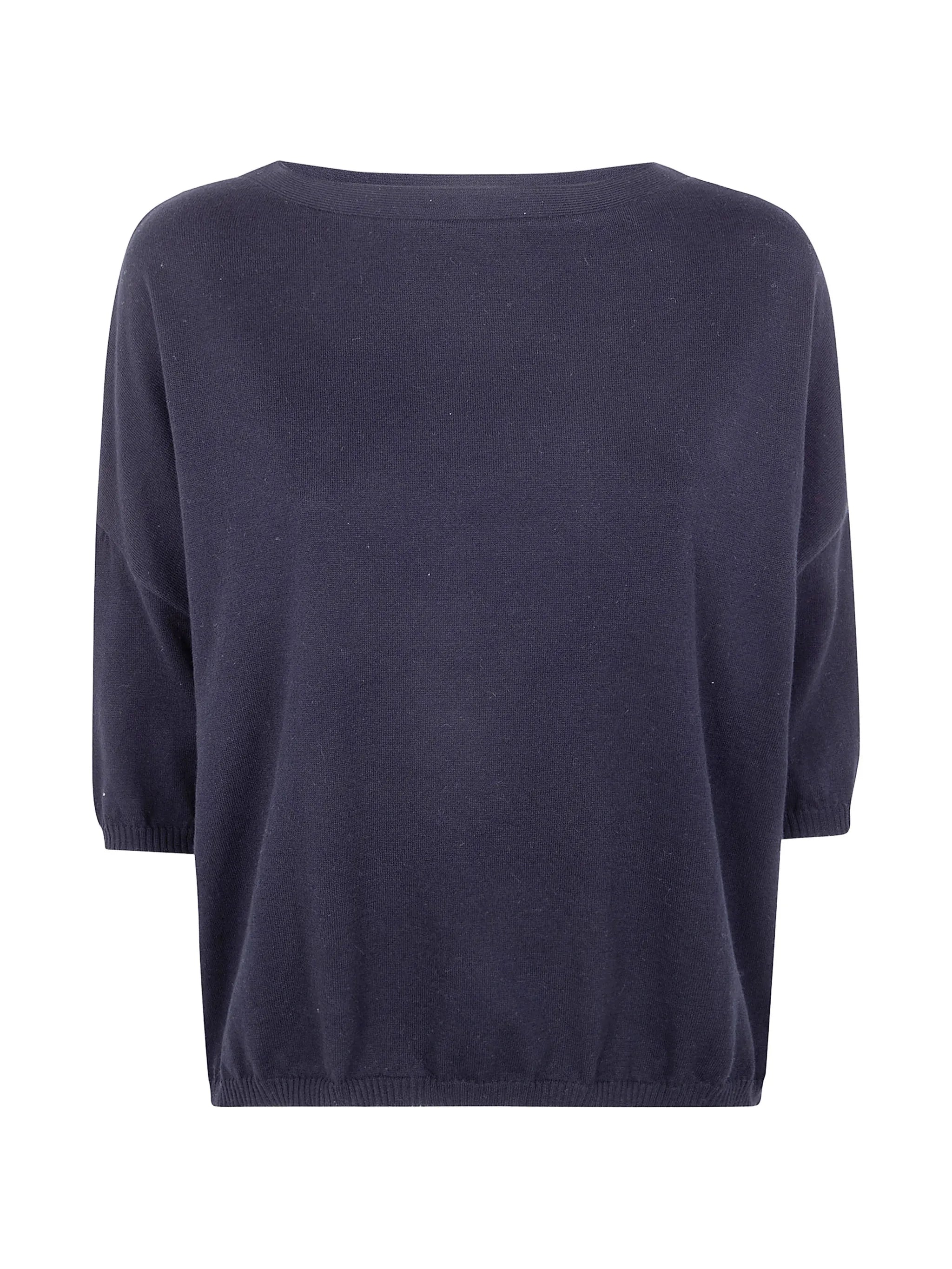 Ma'ry'ya Navy S/S Sweater