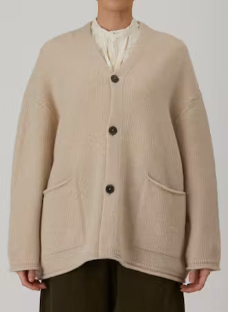 Pas de Calais Lambs Wool Cardigan