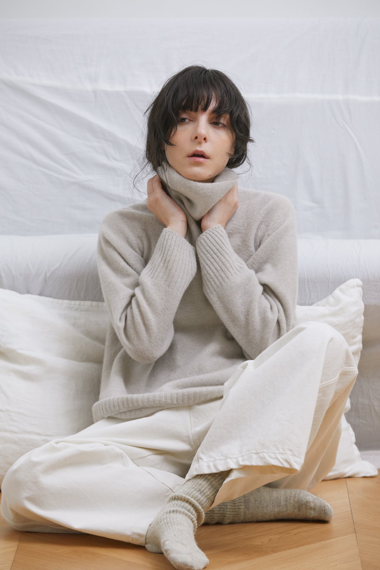 Pas de Calais Loose Tneck Pullover