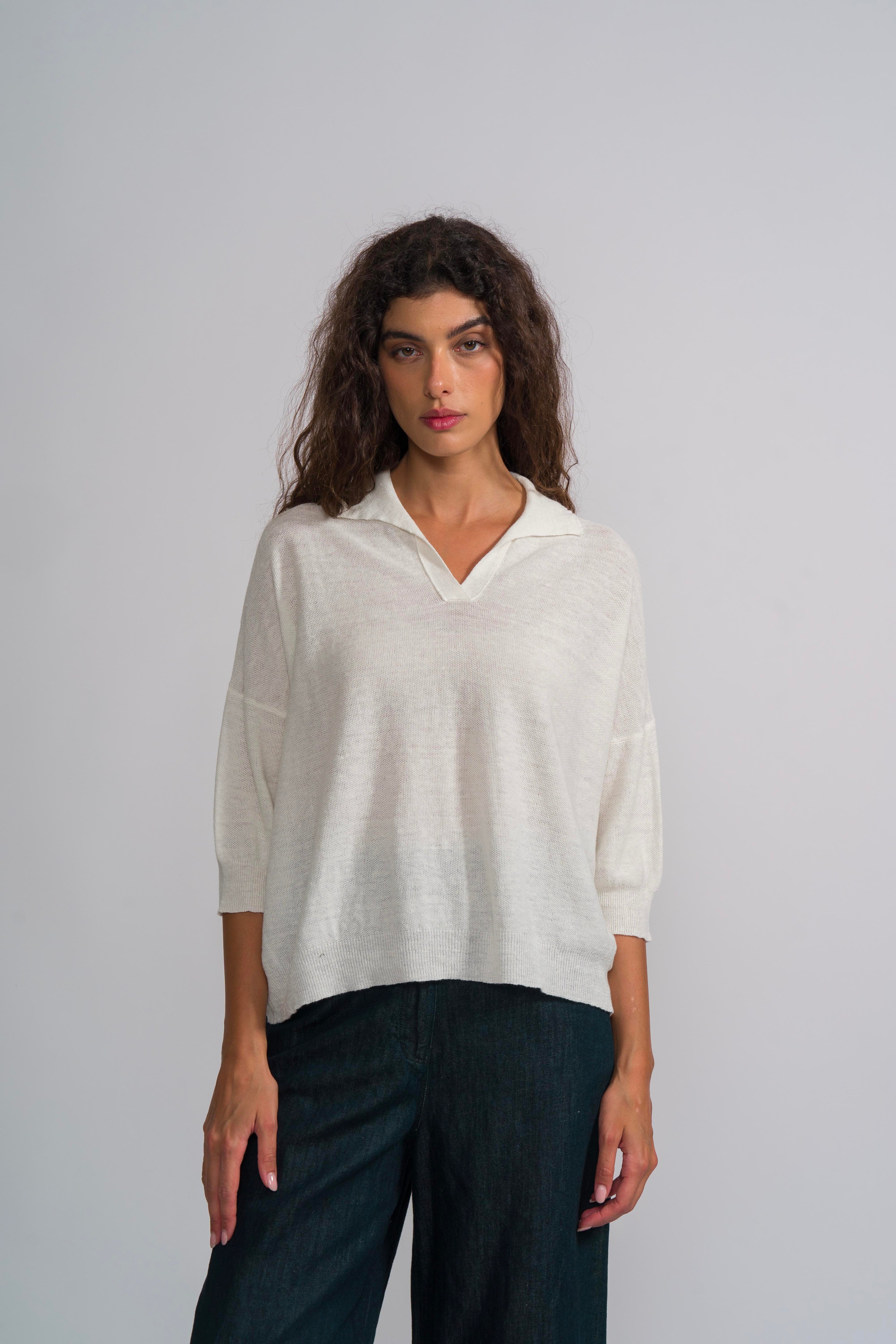 MJ Watson Linen Polo