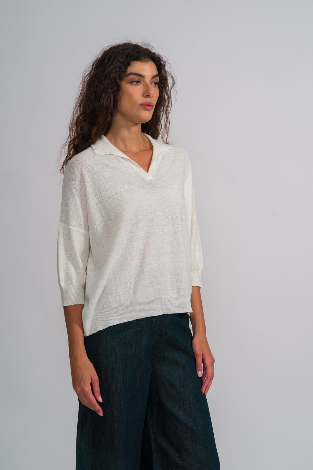 MJ Watson Linen Polo